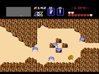 une photo d'Ã©cran de The Legend of Zelda sur Nintendo Nes